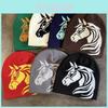 Horse Year Pony Knit Hat With Warmth And Adjustable Fit For Street Style And Casual Wear