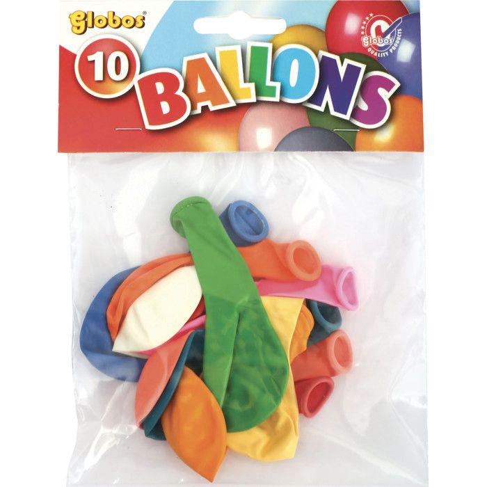 Graine Créative - Ballons de baudruche gonflables 25cm 10 pièces