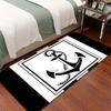 Retro Kreuzfahrtschiff Anker Fußmatten Rutschfest Wasserabsorbierend Langes Streifenkissen Schlafzimmer Matte Haushalts Teppiche
