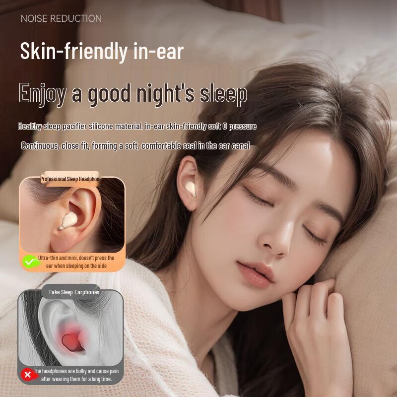 Auricolari Bluetooth EARISE SK19 Mini Invisibili con Cancellazione del Rumore per Dormire