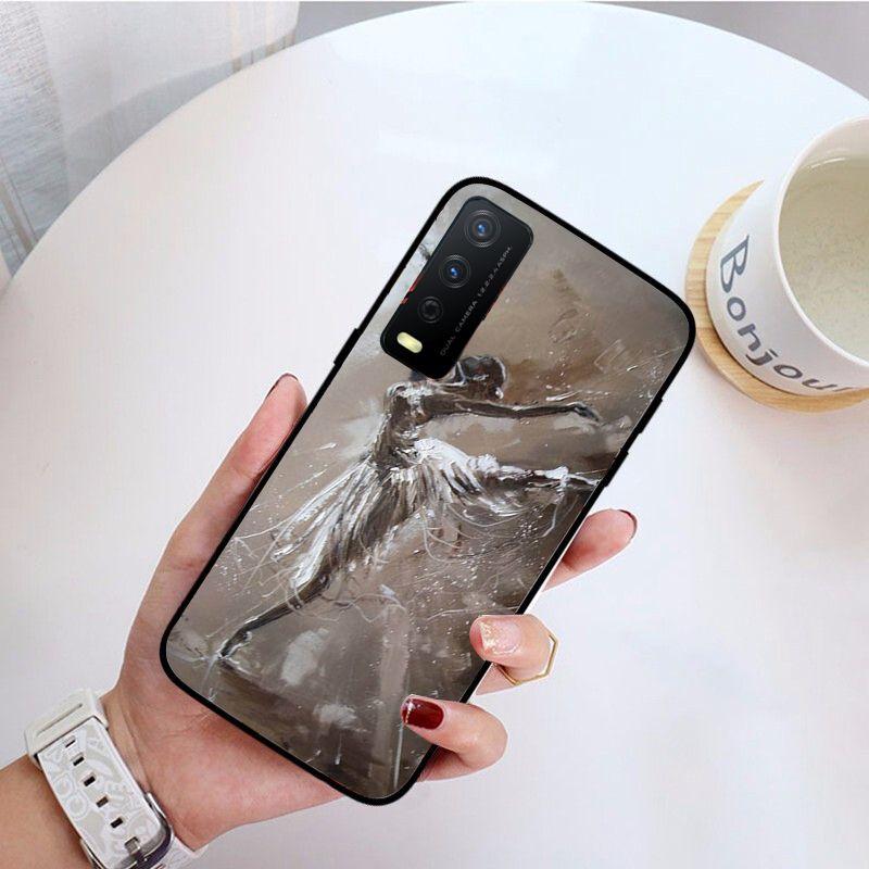 Ballett tanzendes Mädchen Ballerina Ölgemälde Handyhülle Für vivo Y31 Y30 Y33S Y11S Y12 Y17 Y20 Y21S Y1S Y53S Y15 Y19 Y91C V23Hülle