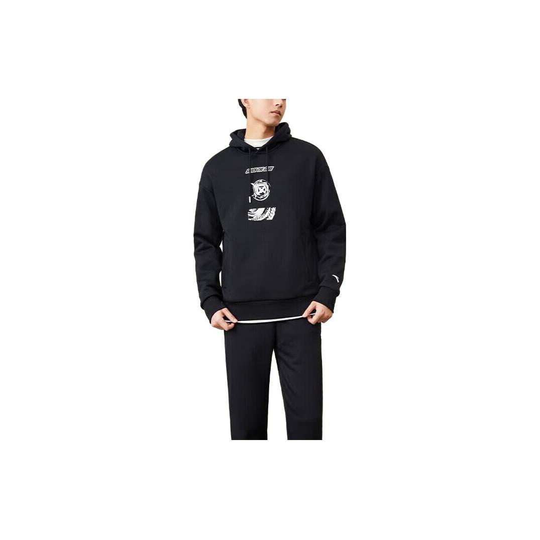 ANTA Basketball Collection Sweatshirts Men s Black Hooded Moderate Other 172241704N-3 L
