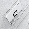 Modern Acrylic Sofa Side Table Transparent Nordic Minimalist Coffee Table with Creative Magazine Rack Small Desk for Living Room