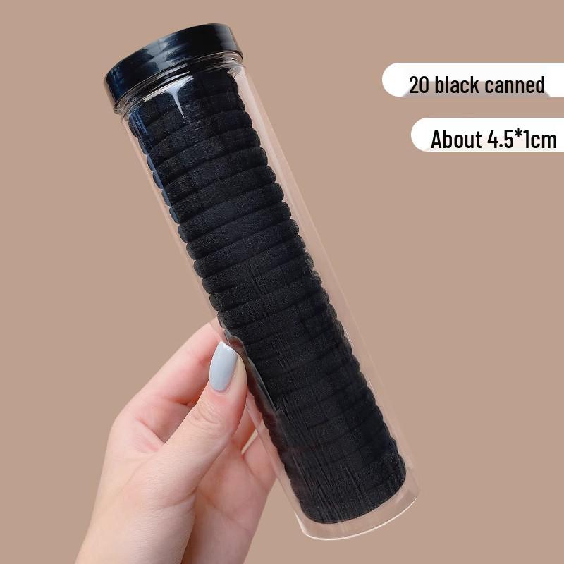 Women's Seamless Rubber Band Hair Tie - 2025 New High Ponytail, Simple Design with Leather Cover