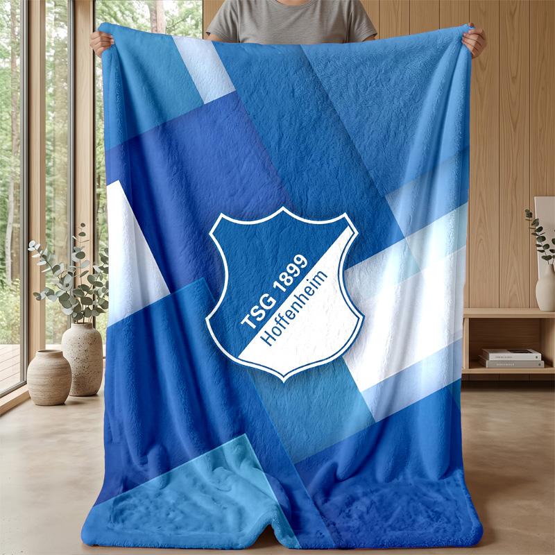 TSG Hoffenheim FC Soft Flannel Fleece Blanket Lightweight Cozy Warm Throw Blanket For Sofa Bed Home Decor