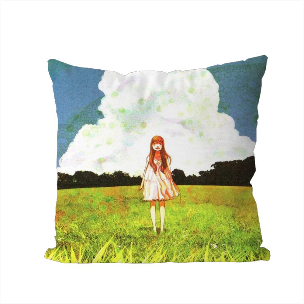 Goodnight Punpun Pillow Case For Car Sofa Decorative Home Doublesided Print Plush Square Throw Pillow Cushion Cover