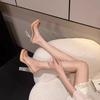 Transparent High Heels Women's New Summer Waterproof Table Sandals with Thick Heels and Small Size Cool Slippers