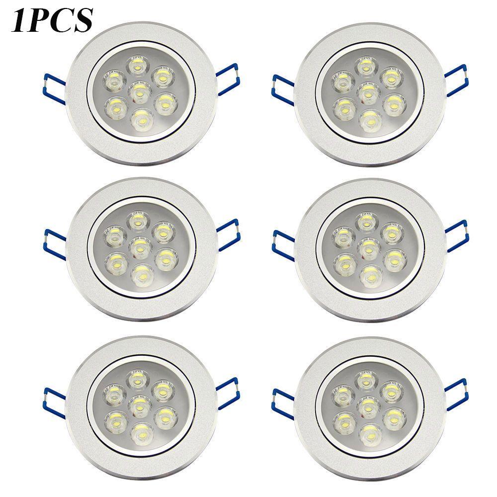 

Новий регульований комплект драйверів. Світлодіодний світильник, що вбудовується в стелю. 7 Вт. Прожектор білий