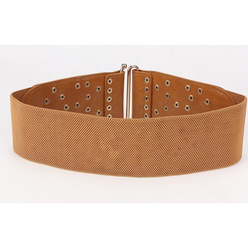 Women Shirt Wide Waist Belt Vintage Elegant Elastic Rope Universal Waist Belt Women Dress Shirt Wide Waist Seal Corset