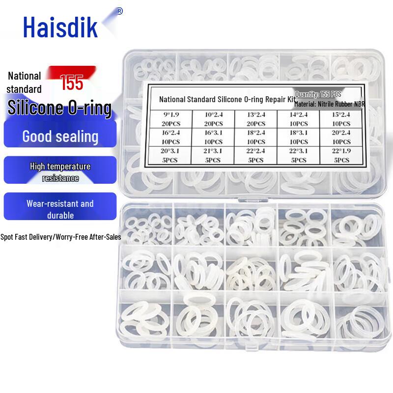 Haistick O-Ring Seal Repair Kit White Silicone Set