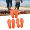 3 Pairs   Marker PVC Colorful Foot Shaped Training Pad Toy for Indoor Outdoor