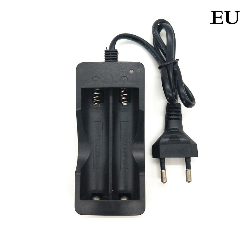 

1 шт. Зарядное устройство для литиевых аккумуляторов 18650 с интеллектуальной двойной зарядкой EU
