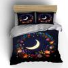 "Floral Moonlight Decor Set" Soft Comfortable Duvet Cover Bedding Set Included 1*Duvet Cover & 2*Pillowcases Gift
