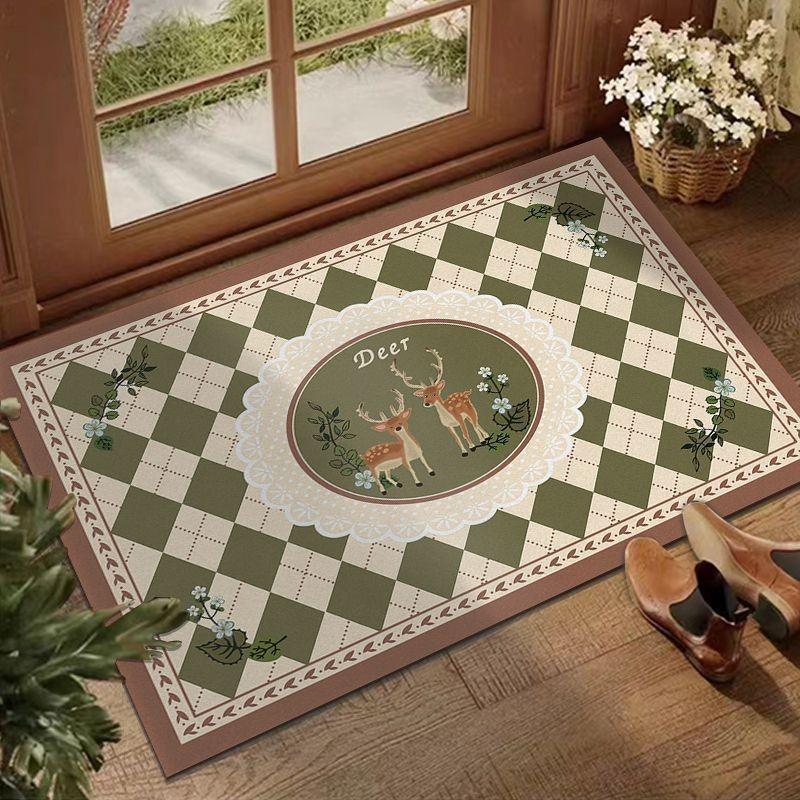 Entrance Door Floor Mat, Dirt-Resistant, Anti-Slip, Scratch-Off And Water-Absorbing Diatomite Carpet For Home Decoration