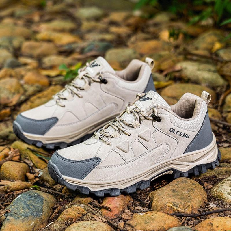 Fashion Large Size Men's Shoes Autumn Winter New High Help Non Slip Sports Hiking Shoes Outdoor Running Vintage Fashion Lace Up Sneakers