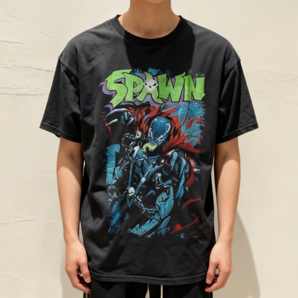 Rara Maglietta Unisex Nera Spawn Movie Stile Retrò Anni '90 Uomo Donna NWT