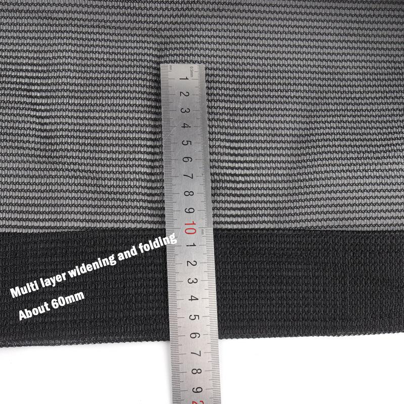 75% Shade Black HDPE Sunshade Net Anti UV Succulent Plants Sun Shelter Mesh Balcony Terrace Safty Privacy Screen Outdoor Awning