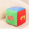 Creative Dice Plush Pillow, Square Number Dot Dice Stuffed Toy, Sofa Decor Cushion Game Prop Universal Multi-Color