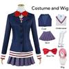 Anime Dandadan Ken Takakura Momo Ayase Cosplay Aira Shiratori Costume Black Uniform Hoodies Skirt Christmas Party for Girls Wome