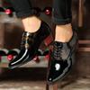 Men Formal Shoes High Heels Pointed Toe Leather Shoes Increased Shoes Business Shoes Lace Up Shoes