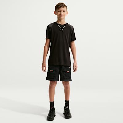 Nike Sportswear Fleece Lined Lightweight Knitted Fabric Shorts Kids M