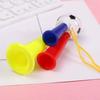 12 PCS 12Pcs/Set Mini Trumpet Pendant Plastic Cartoon Double-Tone Small Air Horn Waterproof Atmosphere Noise Maker