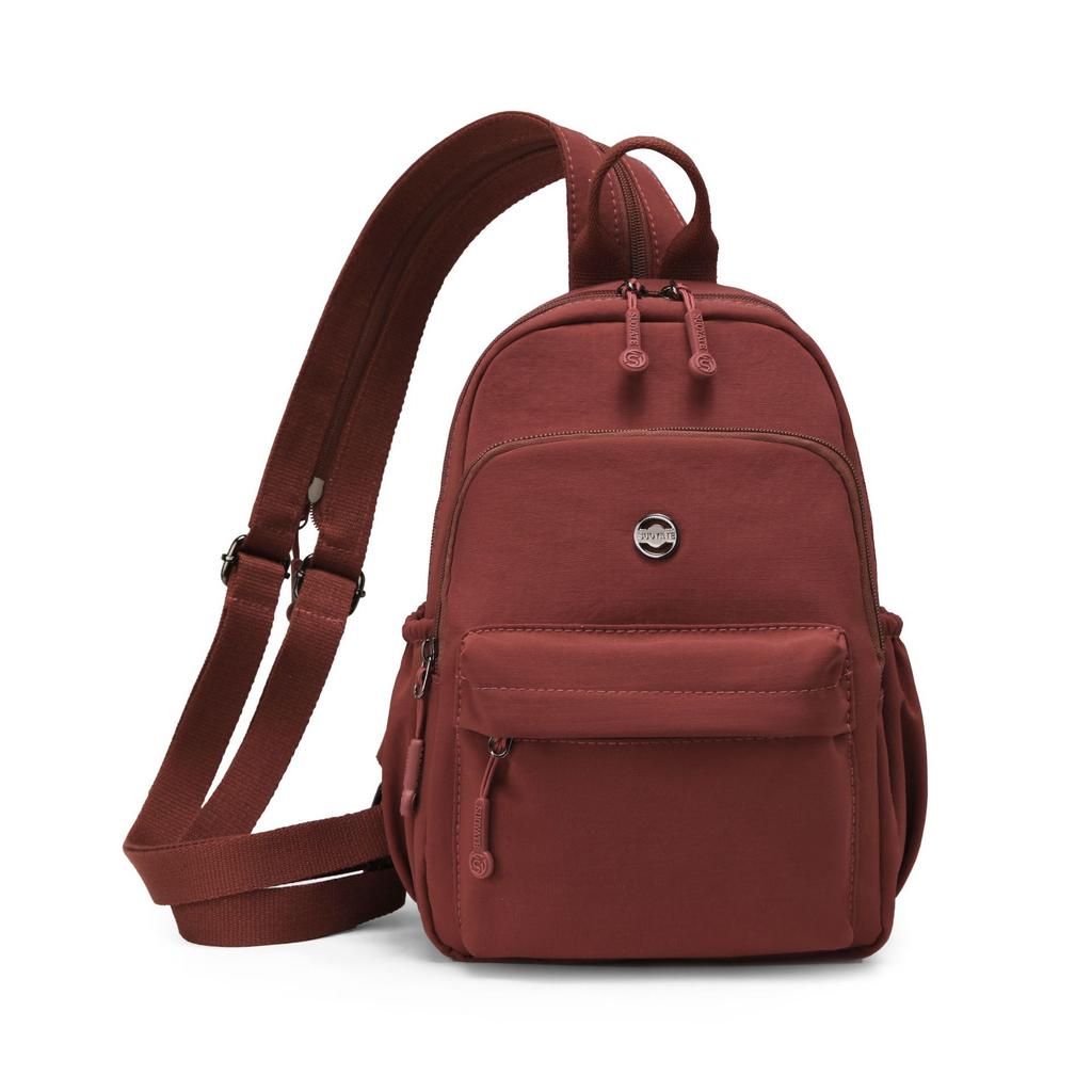 Schoolbag Korean Backpack Women's 1011 New Oxford Cloth Casual Versatile Lightweight Canvas Travel Small Backpack Crossbody Bag