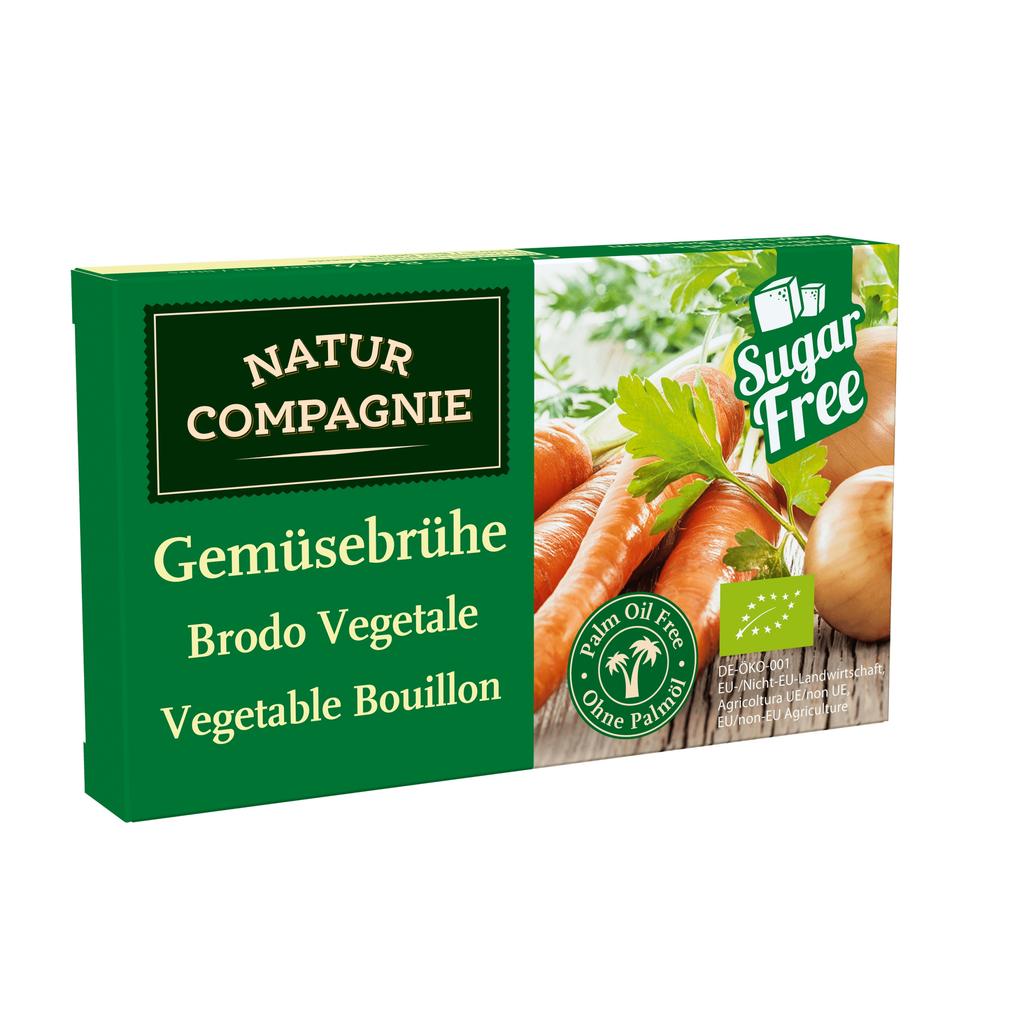 Bouillon - Vegetable Cubes Without Added Sugars Organic (8 X 10.5 G) 84 G - Natur C