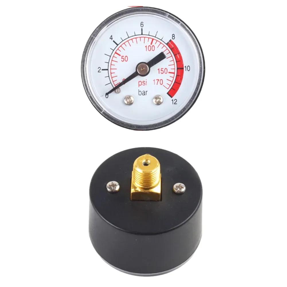 0-12Bar Pressure Gauge Air Compressor Gauge For Workshop Use For Industrial Use New And High Quality For Air Compressors