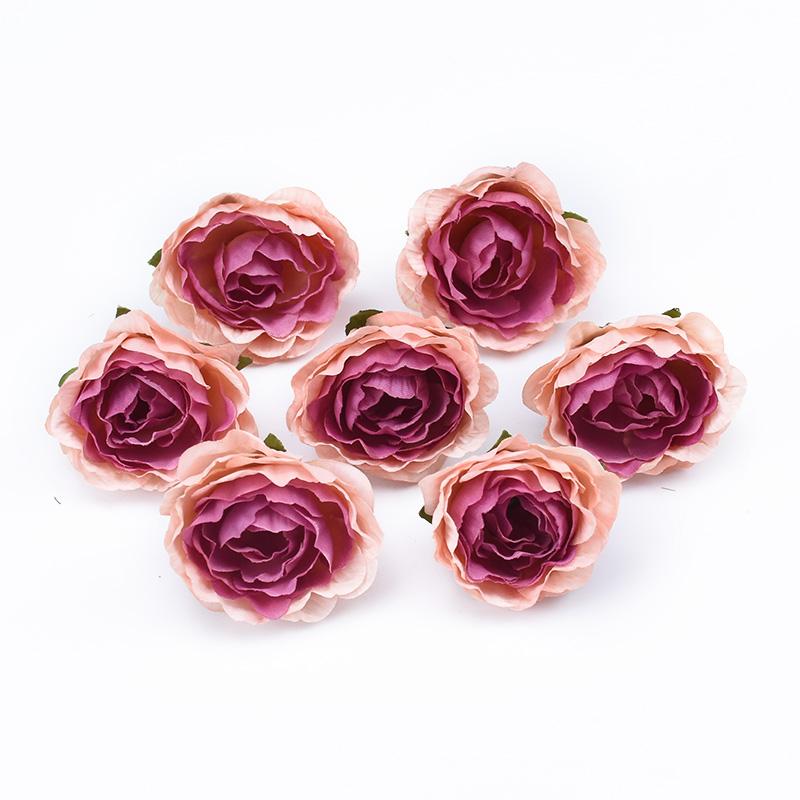 10/30pcs Artificial Flowers Silk Rose peony Wedding bridal bouquet Outdoor Garden Home vase Wreaths Holiday Party Diy gift Decor
