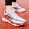 Running shoes, teenagers, junior high school entrance examination, sports racing, primary school students, mesh sports casual shoes, soft soles, men's