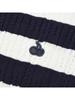 KIRSH Small Cherry Stripe Crop Knit [Navy]