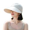 New Big Eaves Face Covering Sunscreen Hat Women's Summer Outdoor Cycling Sun Hat Foldable Ice Silk Breathable Bucket Hat