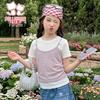 Fuluomi Girls' Short Sleeve Layered Look T-Shirt