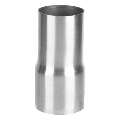 Elerose Summutitoru Adapter, Universaalne Roostevabast Terasest Summutitoru Ühendustoru Adapter Reduktor Ümberehitusosa (Hõbedane)(57-63MM)