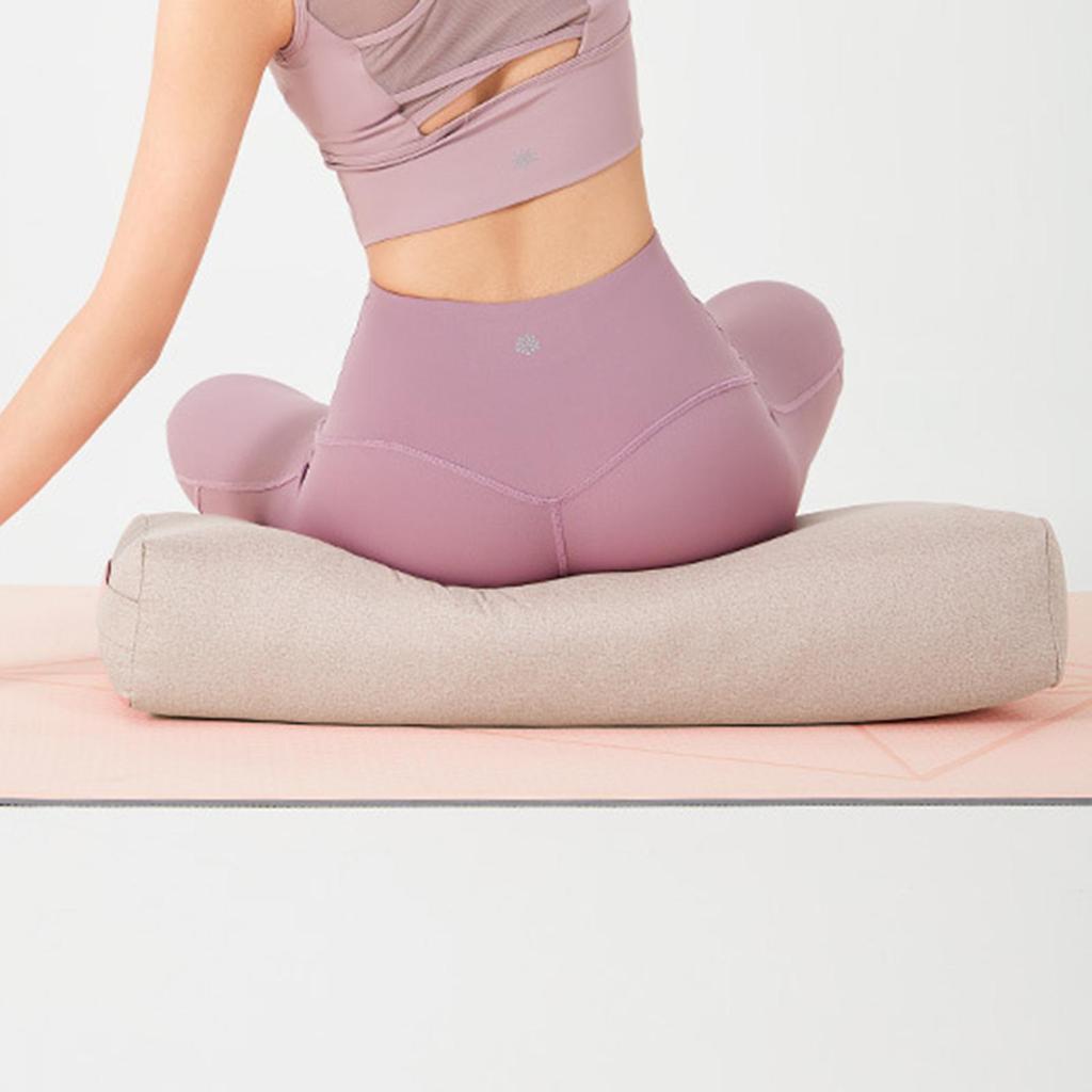 Professional Yoga Bolster with Carry Handle Pillow for Legs Restorative Yoga 