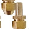 6 in Milk Spray Brass