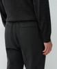 Musinsa Standard New Wide Hidden Banding Slacks [Charcoal Gray]