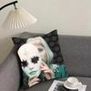 A-Aurora Aksnes Singer Cushion Cover Reversible Plush Pillow Cover – For car, sofa, bedroom, perfect as a gift.