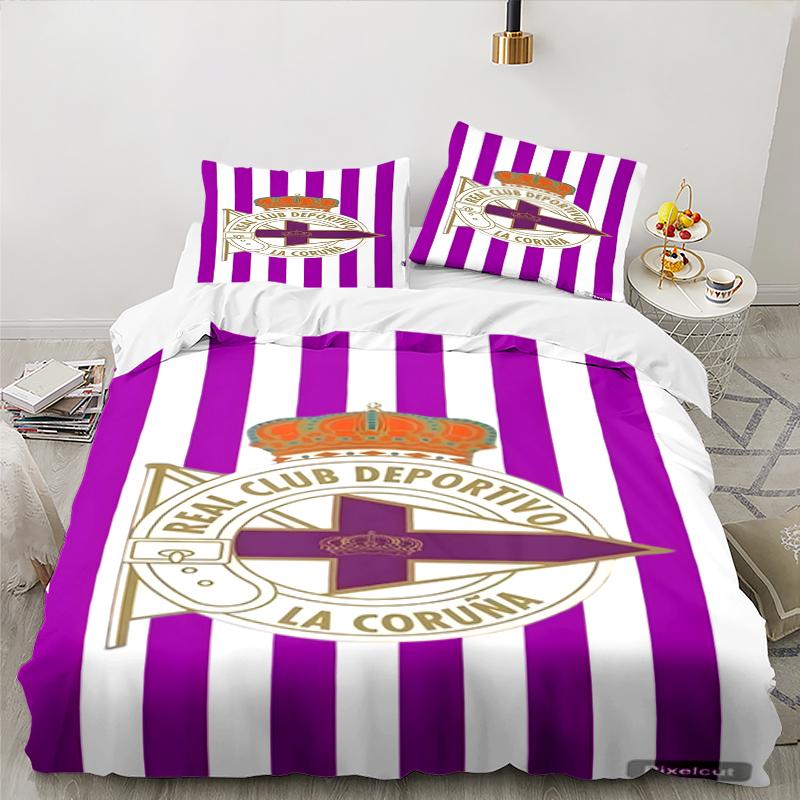 3PCS Deportivo Football Bedding set,Ideal for1pc Duvet Cover And 2pcs Pillowcases Perfect for Christmas gift,Ideal for Bedroom, Dormitory