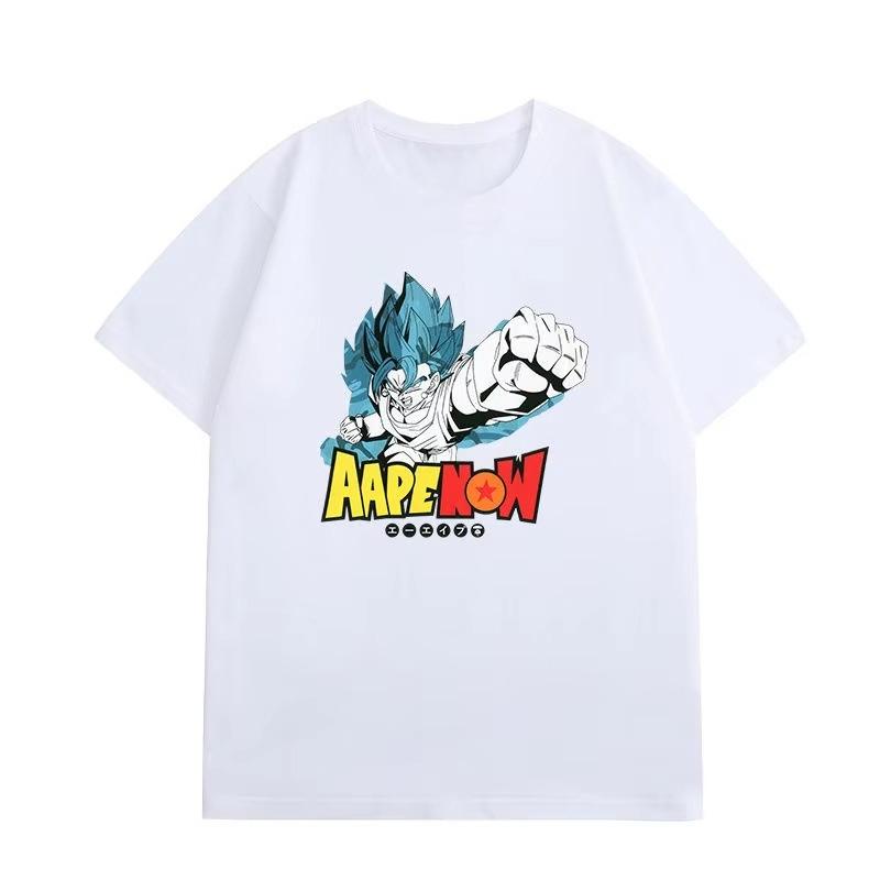 

Dragon Ball Веджета аниме Летняя уличная мода короткий рукав футболка Y2K комикс принт повседневная рубашка Мужская одежда 4XL