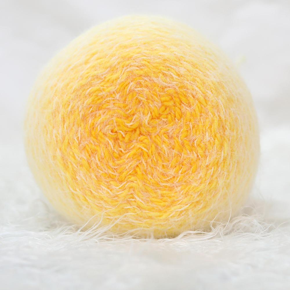 200g/ Roll Durable Gradient Color Wool Yarn Multicolor Handmade Long Velvet Yarn DIY Soft Knitting Yarn for Blanket Scarf