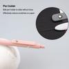 5Pcs 0.42mm Nib Comfortable Grip Spring Touch Gel Pens Quick Drying Retractable Ink Pens Office Supplies