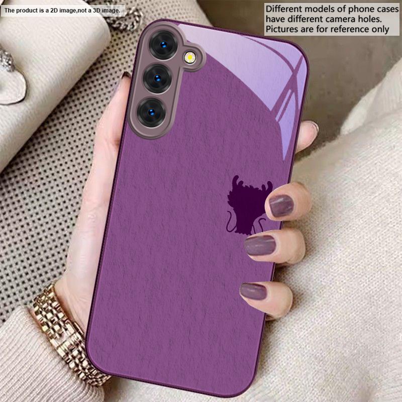 A sleek deep blue faucet For Samsung S26 S22 S8 9 10 S20 Ultra S21 Pro S22 Plus S23 FE S24Ultra S25 Edge S24+ Glass Phone Case