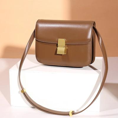 Damen Umhängetasche aus echtem Leder Trendmarke Kleine quadratische Taschen Luxus-Designer-Handtaschen Mode Messenger BagsTofu Taschen