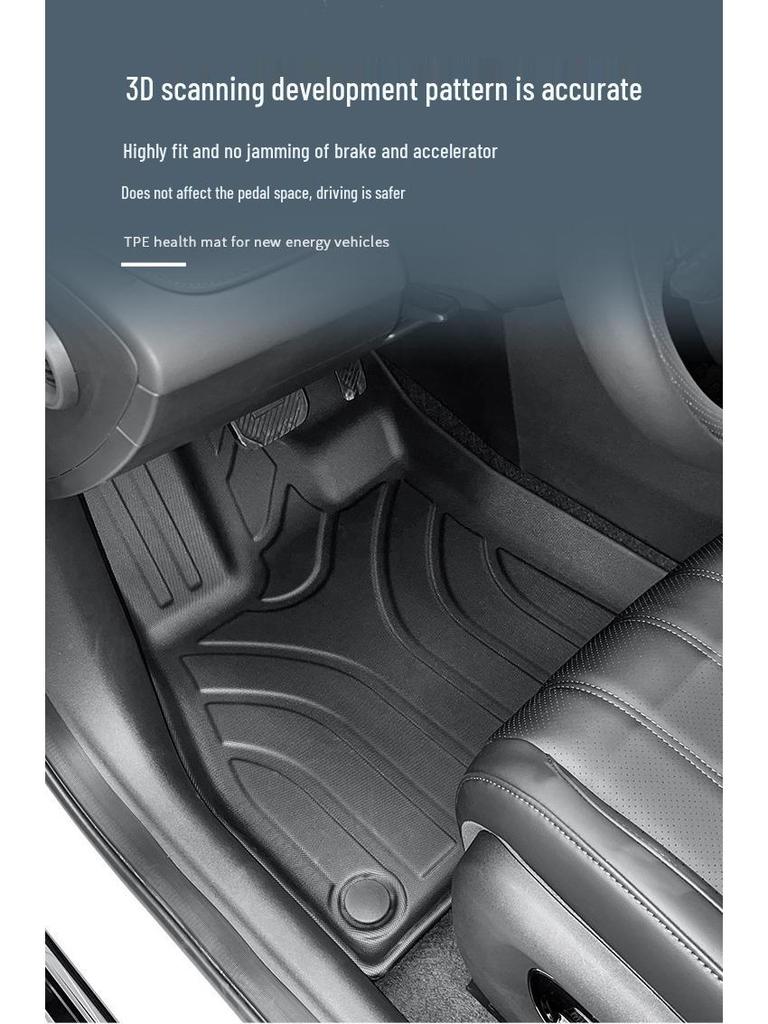2024 AION RT Car TPE Floor Mats - Eco-Friendly, All-Weather, Vehicle-Specific with Trunk Mat