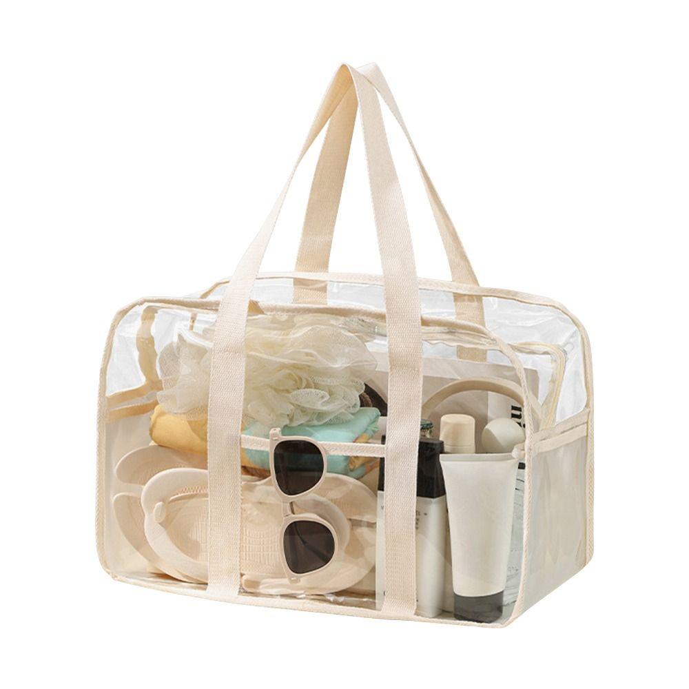 Waterproof Swimming Beach Bag Transparent Toiletry Bag New Travel Clothing Storage Bag
