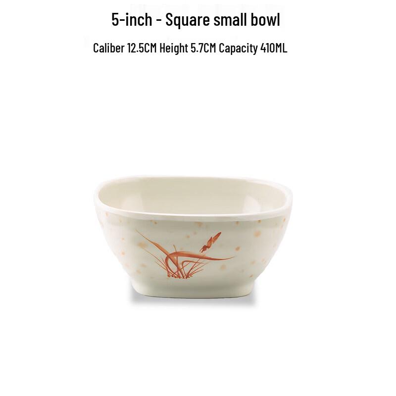 

Квадратная миска для супа-лапши melamine A3