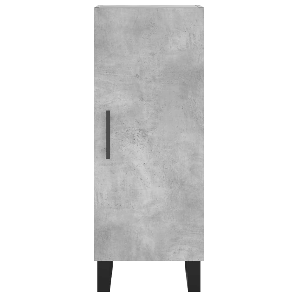 Highboard Concrete Grey 34.5 x 34 x 180 cm Particleboard