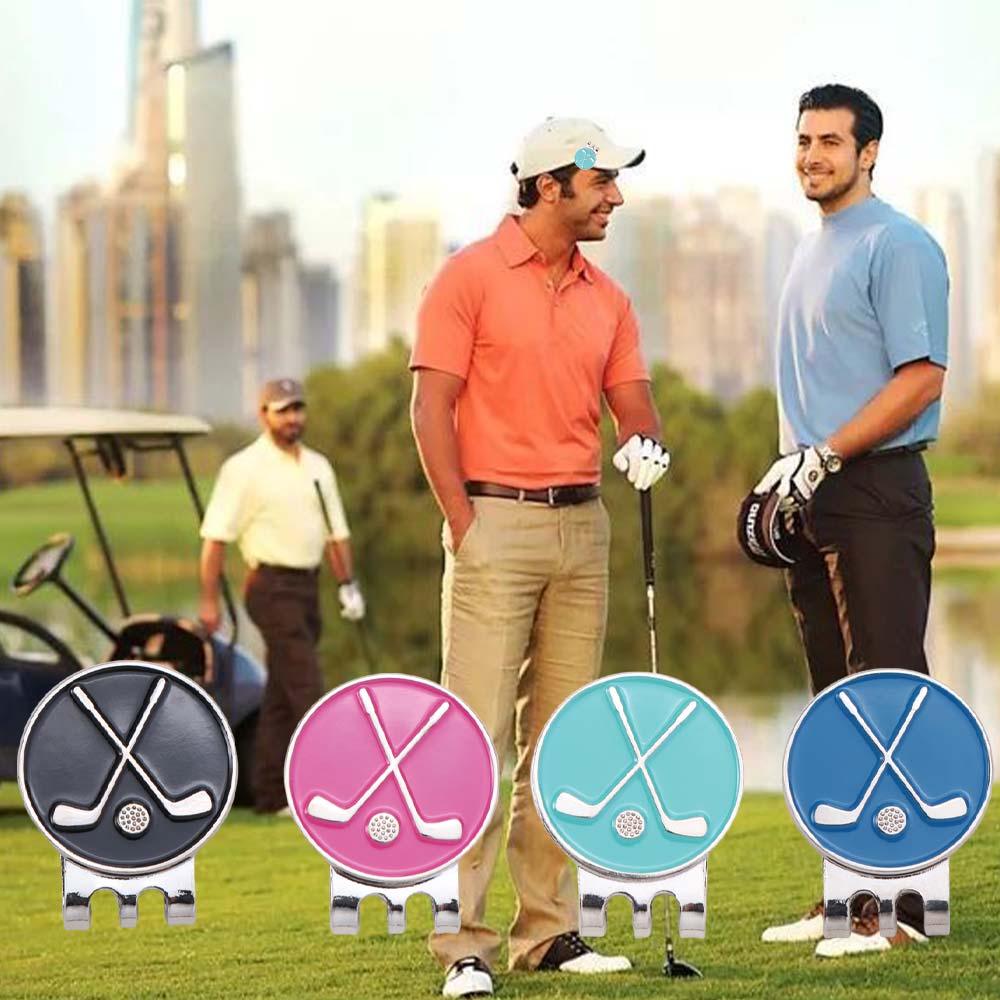 Removable Golf Hat Clip Position Marker Golf Cap Clips Portable Golf Ball Marker Golf Accessories